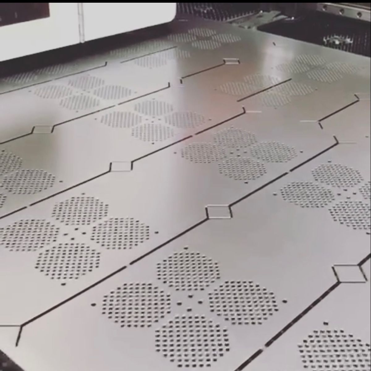 Punch press sheet metal punching