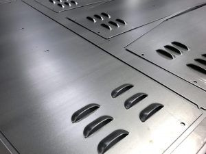 Sheet metal punching in production